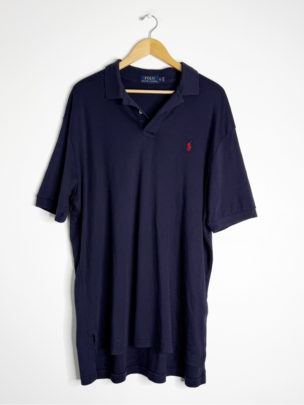 Polo Ralph Lauren Men’s XL Navy Blue Classic Fit Polo Shirt Red Pony